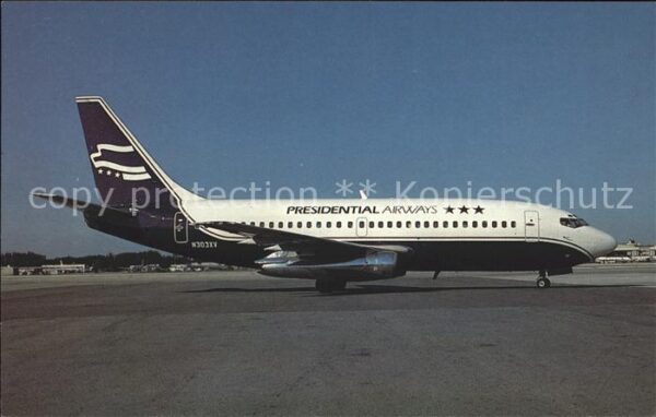 Flugzeuge Zivil Presidential Airways Boeing 737-230C N3
