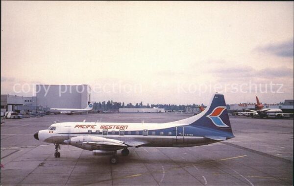 Flugzeuge Zivil Pacific Western Airlines Convair CV-640