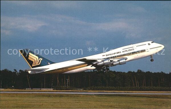 Flugzeuge Zivil Boeing 747-312 9V-SKA c/n 23026 Singapo
