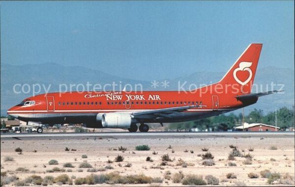 Flugzeuge Zivil Continental Airlines Boeing 737-3T0 N17