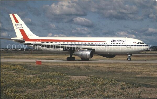 Flugzeuge Zivil Wardair Canada A300-B4 C-GIZJ