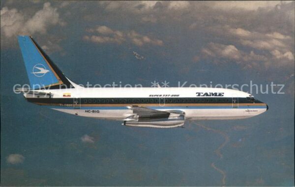 Flugzeuge Zivil Boeing 737-2V2 22607 HC-BIG FAE 607 TAM
