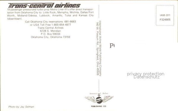 Flugzeuge Zivil Trans-Central Airlines NI0I4D – Bild 2