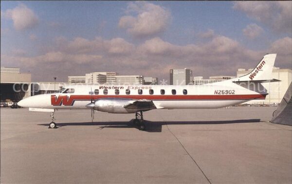 Flugzeuge Zivil Western Express Fairchild Swearingen Me