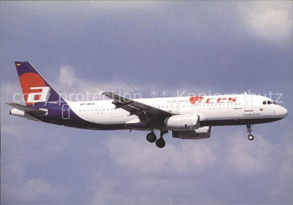 Flugzeuge Zivil ACES Colombia Airbus A320-233 VP-BVA c/