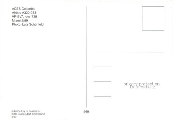 Flugzeuge Zivil ACES Colombia Airbus A320-233 VP-BVA c/ – Bild 2