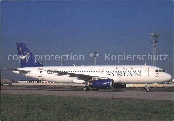 Flugzeuge Zivil Syrianair Airbus A320-232 YK-AKA c/n 86