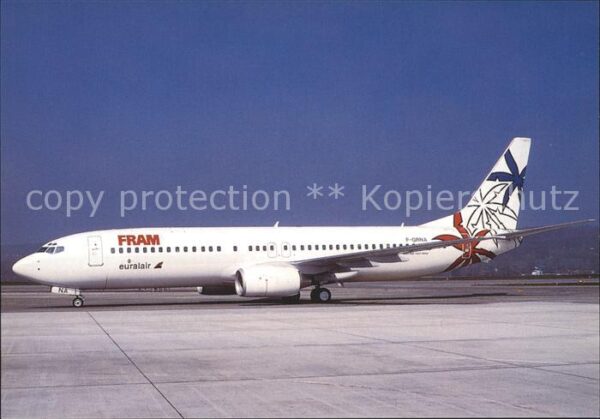 Flugzeuge Zivil Euralair FRAM colours Boeing 737-85F F-