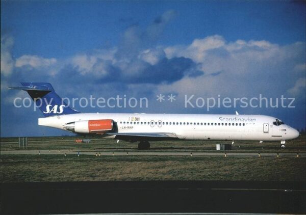 Flugzeuge Zivil Scandinavian Airlines MD87 LN-RMP c/n 5