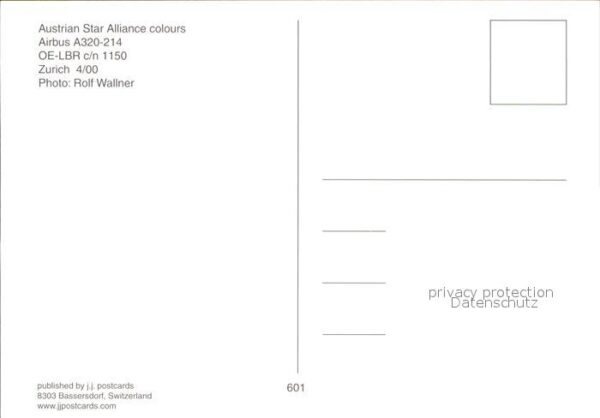 Flugzeuge Zivil Austrian Stra Alliance colours Airbus A – Bild 2