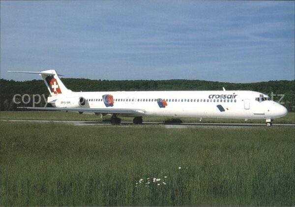 Flugzeuge Zivil Crossair McDonnell Douglas MD-83 HB-IUM