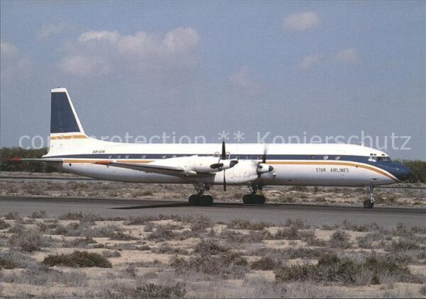 Flugzeuge Zivil Star Airlines Ilyushin II-18D ER-ICM c/