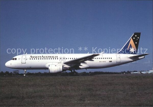 Flugzeuge Zivil Ansett Australia Airbus A320-211 VH-HYE