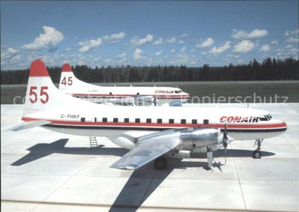 Flugzeuge Zivil Convair 580 C-FHKF cn 374 C-FEKF cn 80