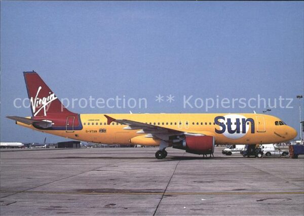 Flugzeuge Zivil Virgin Sun Airbus A-320 G-VTAN
