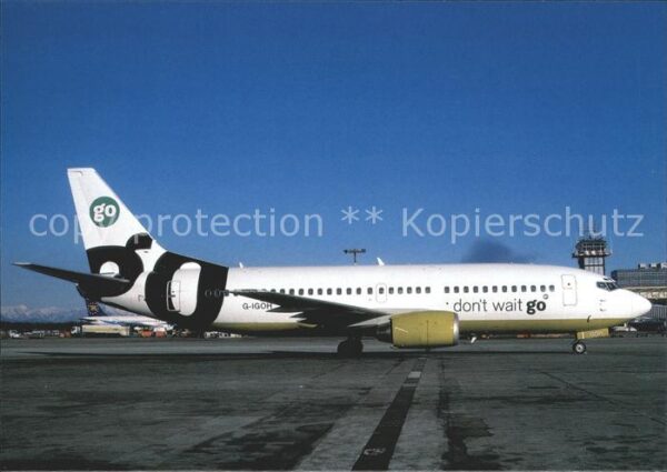 Flugzeuge Zivil GO Don't wait go Boeing B-737-300 G-IGO