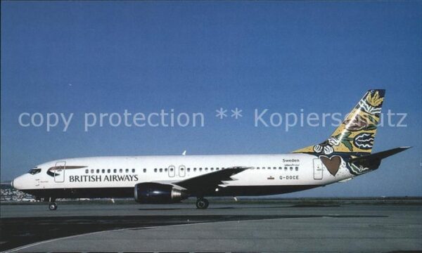 Flugzeuge Zivil British Airways Boeing B-737-436 G-DOCE