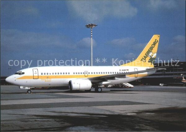 Flugzeuge Zivil Tjaereborg Boeing B-737-700 D-AGER