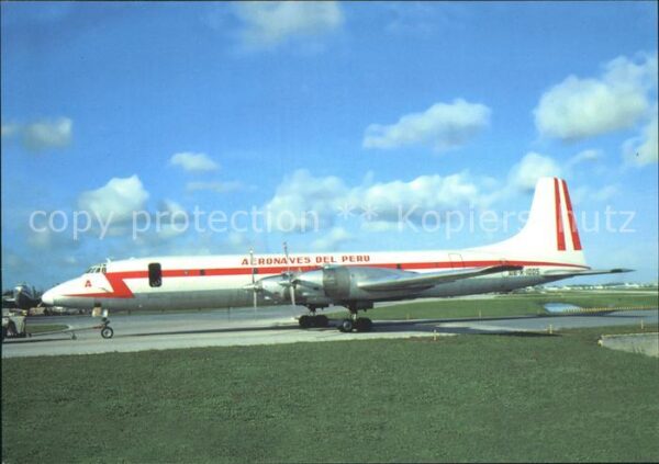 Flugzeuge Zivil Aeronaves Del Peru CL 44-6 OB.R. 1005 c