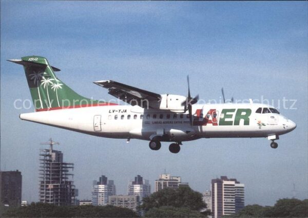 Flugzeuge Zivil Aerospatiale Alenia ATR42-300 LV-YJA cn