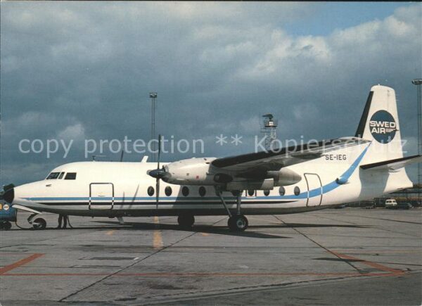 Flugzeuge Zivil Swedair Fairchild F-27 SE-IEG