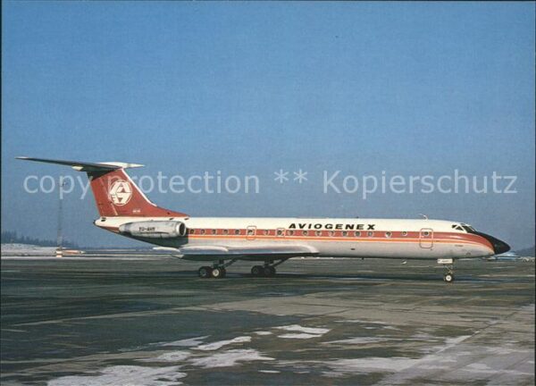 Flugzeuge Zivil Aviogenex Tupolev 134 A YU-AHY
