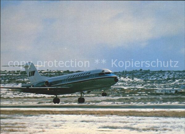 Flugzeuge Zivil Linjeflyg Fokker F-28