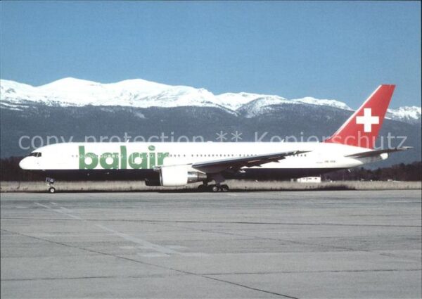 Flugzeuge Zivil Balair Boeing 767-3G5 ER HB-IHW cn 3056