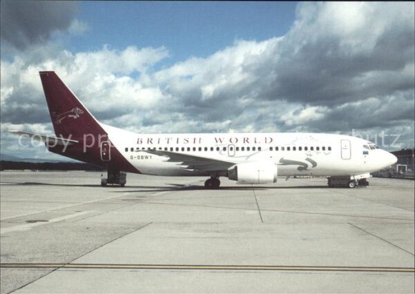 Flugzeuge Zivil British World Boeing 737-3S3 G-OBWY cn