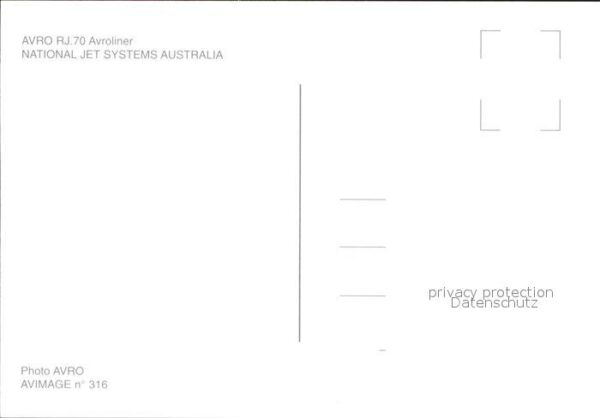 Flugzeuge Zivil National Jet Systems Australia Avro RJ. – Bild 2