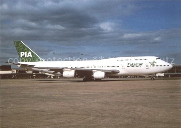 Flugzeuge Zivil PIA Pakistan Boeing 747-367 AP-BFX cn 2