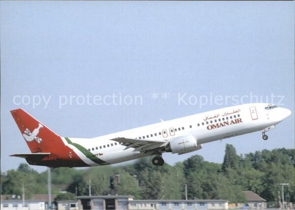Flugzeuge Zivil Oman Air B-737-4Q8 TC-APP c/n 28202