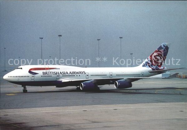 Flugzeuge Zivil British Asia Airways Chelsea Rose Desig