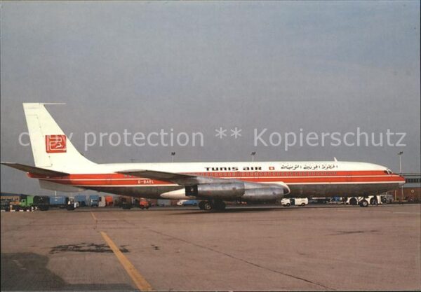 Flugzeuge Zivil Boeing 707 Tunis Air G-BAEL