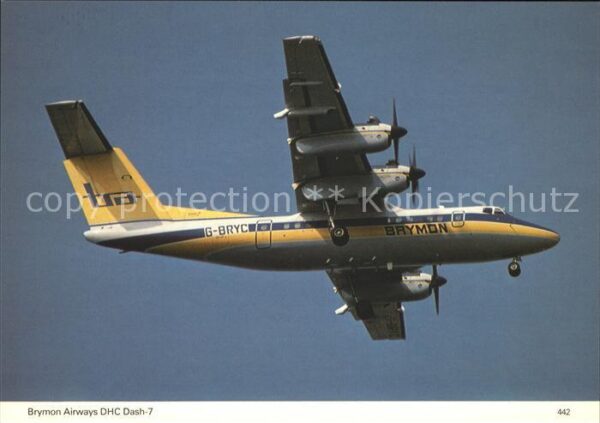 Flugzeuge Zivil Brymon Airways DHC Dash-7 G-BRYC