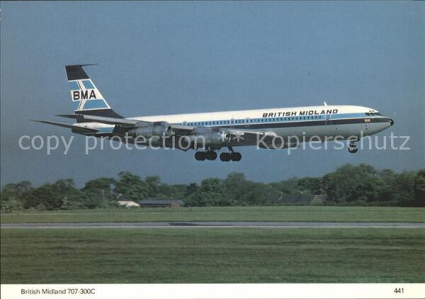 Flugzeuge Zivil British Midland 707-300C