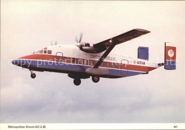 Flugzeuge Zivil Metropolitan Shorts SD 3.30 G-BGNA