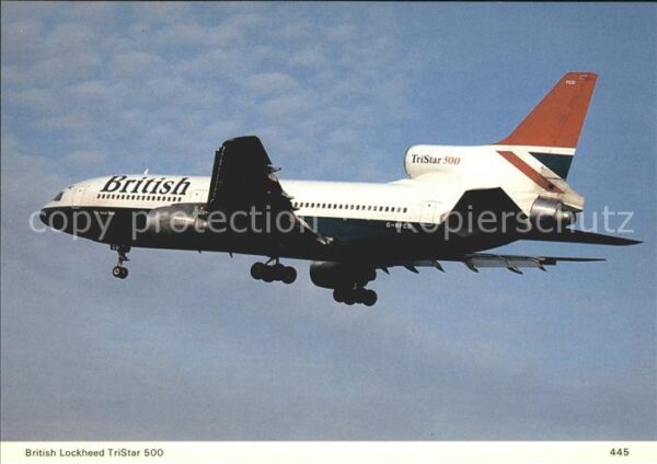 Flugzeuge Zivil Brtish Lockheed TriStar 500