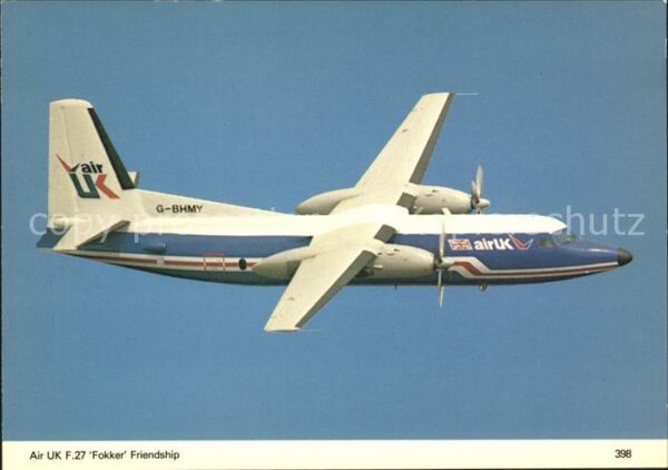 Flugzeuge Zivil Air UK F.27 Fokker Friendship G-BHMY