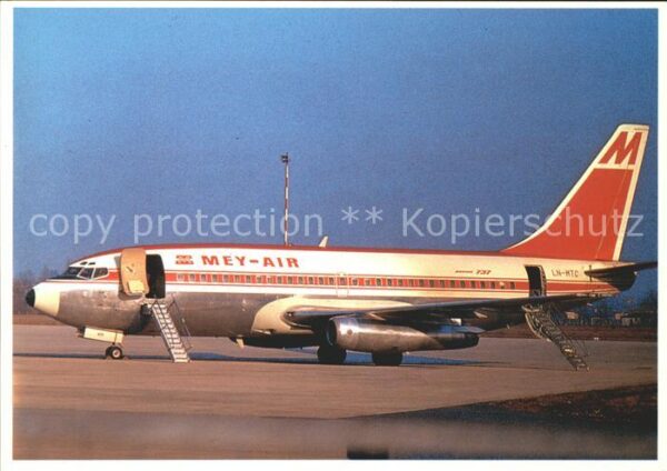 Flugzeuge Zivil Mey-Air Boeing B 737-201 LN-MTC Cn 2045