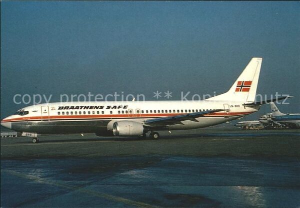 Flugzeuge Zivil Braathens SAFE Boeing 737-405 LN-BRB