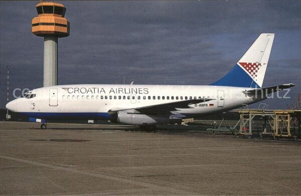 Flugzeuge Zivil Croatia Airlines Boeing 737-230 c/n 221