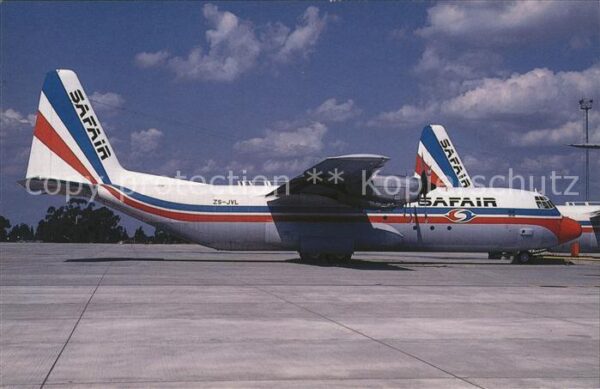 Flugzeuge Zivil Safair Freighters Lockheed L 382G Hercu