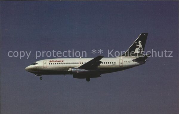 Flugzeuge Zivil Midway Airlines Boeing B-737-204 Advanc
