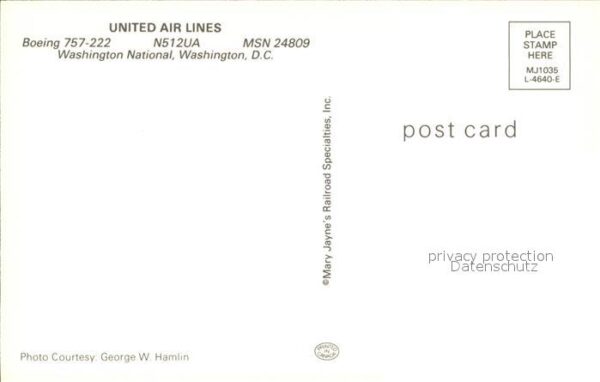 Flugzeuge Zivil United Air Lines Boeing 757-222 N512UA – Bild 2