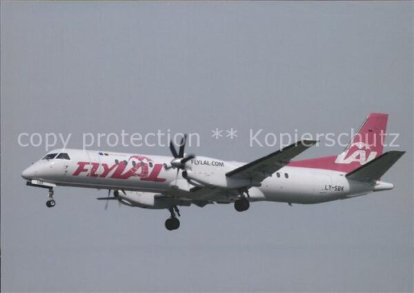 Flugzeuge Zivil Lithuanian Airlines Saab 2000 LY-SBK c/