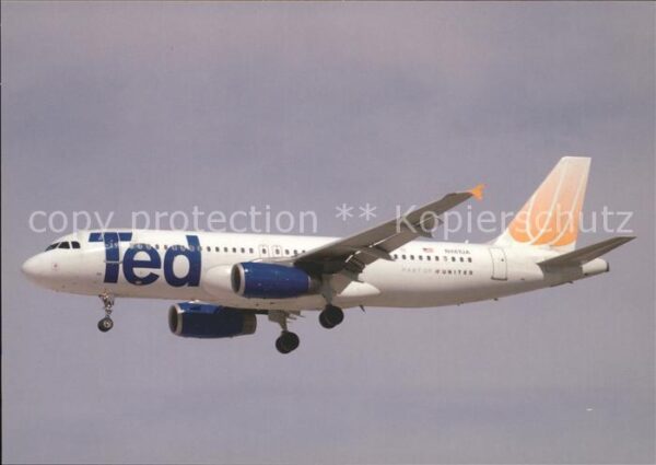 Flugzeuge Zivil TED A320-232 N481UA c/n 1559