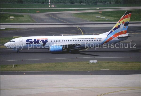 Flugzeuge Zivil German Sky Airlines B-737-883 D-AGSA c/