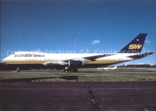 Flugzeuge Zivil Southern Winds Boing 747-267B G-CCMA c/