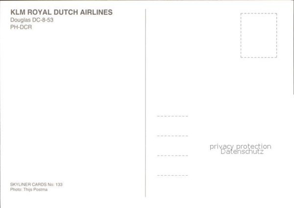Flugzeuge Zivil KLM Royal Dutch Airlines Douglas DC-8-5 – Bild 2